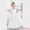 Kleid für Blumenmädchen Ivory